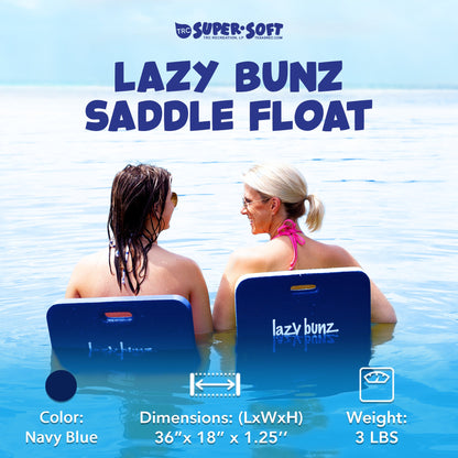 Inflatable Pool Float Lounge for Adults, Pool Raft with Headrest & Cup Holder for Garden, Patio and Yard Use