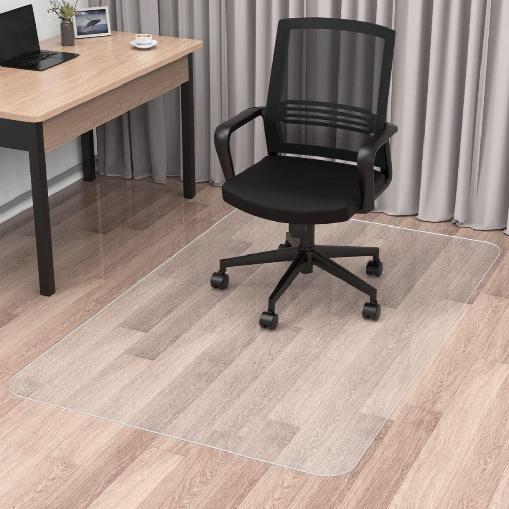Clear PVC Floor Protector Mat with 29 Rectangular Size Options, Including 1.5mm Formats up to 44 x 120 Inches