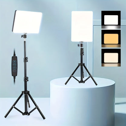LED Ring Light 10 Inch with Stand Dimmable Fill Light for Vlogging Photography Makeup Selfie Live Streaming Video Conferencing Photo Studio Speedlight