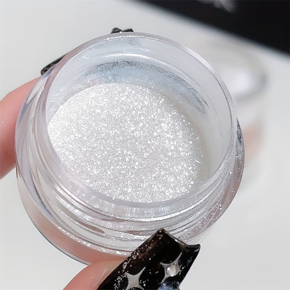 Glitter Highlighter Powder Set 3pcs Shimmer for Face & Body - Radiant Sparkle Fairy Glow Buildable Medium Coverage