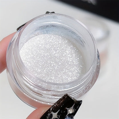 Glitter Highlighter Powder Set 3pcs Shimmer for Face & Body - Radiant Sparkle Fairy Glow Buildable Medium Coverage