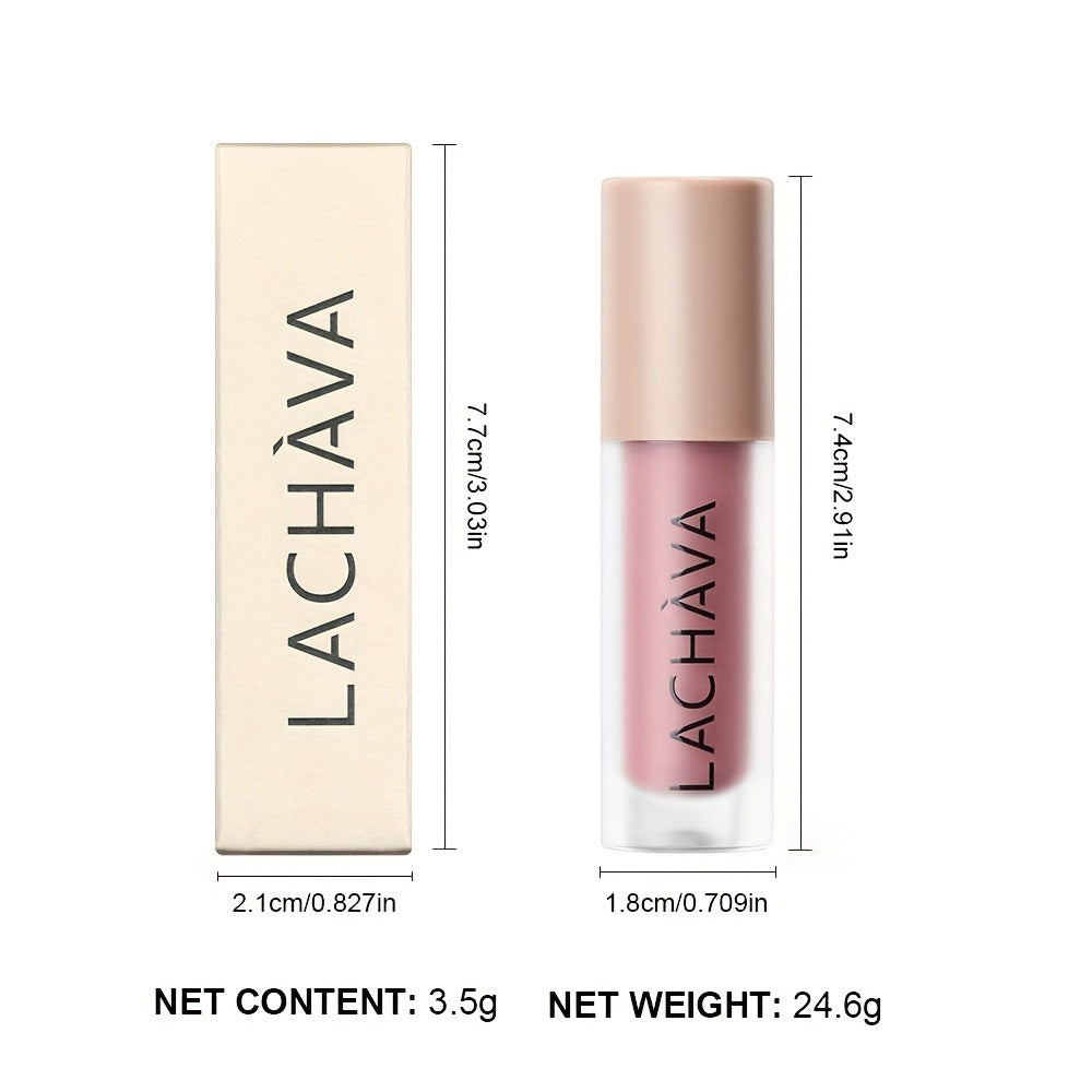 Velvet Matte Liquid Lip Color in Five Coordinated Nude-Tone Shades with 7.4cm Square Tube and Wand