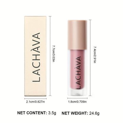 Velvet Matte Liquid Lip Color in Five Coordinated Nude-Tone Shades with 7.4cm Square Tube and Wand