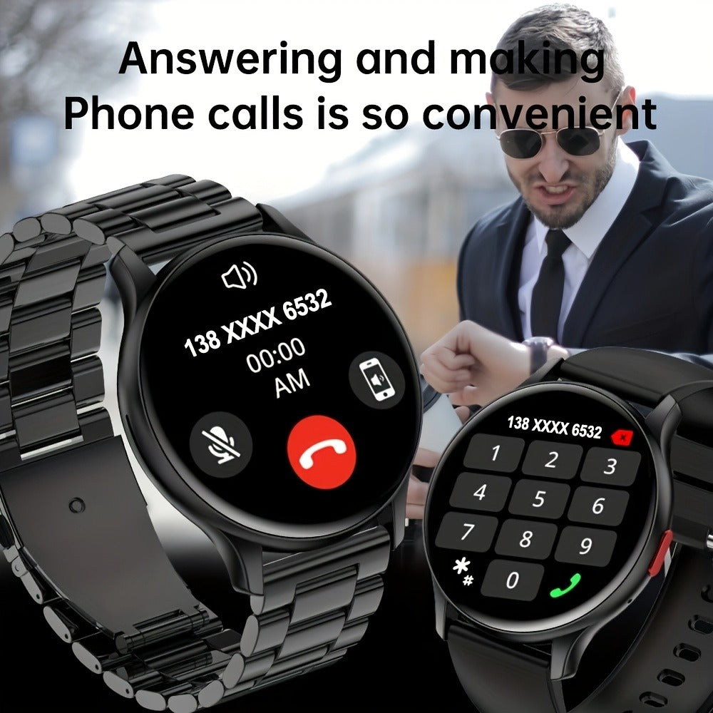 Smartwatch – AMOLED for Men SENBONO 1.43" HD Bluetooth Calling, 100+ Sport Modes, DIY Custom Watch Face, Heart Rate Sleep Blood Oxygen…