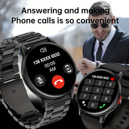 Smartwatch – AMOLED for Men SENBONO 1.43" HD Bluetooth Calling, 100+ Sport Modes, DIY Custom Watch Face, Heart Rate Sleep Blood Oxygen…