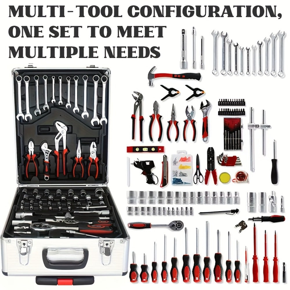 52-Piece Professional Tool Set – Multi-Function Home & Car Repair Toolkit with Portable Toolbox, Ideal Gift for DIY Enthusiasts and Auto Mechanics