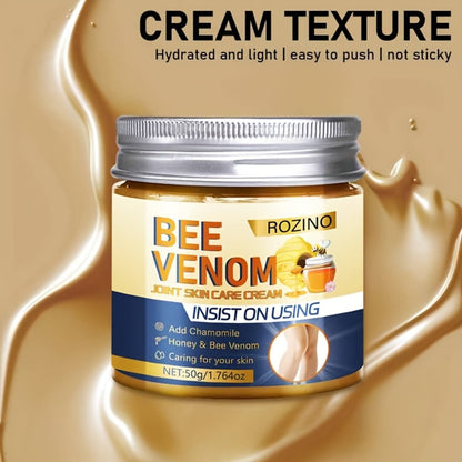 Body Cream ROZINO Bee Venom 50g Jars in a Five-Piece Set for External Knees Elbows Arms and Legs