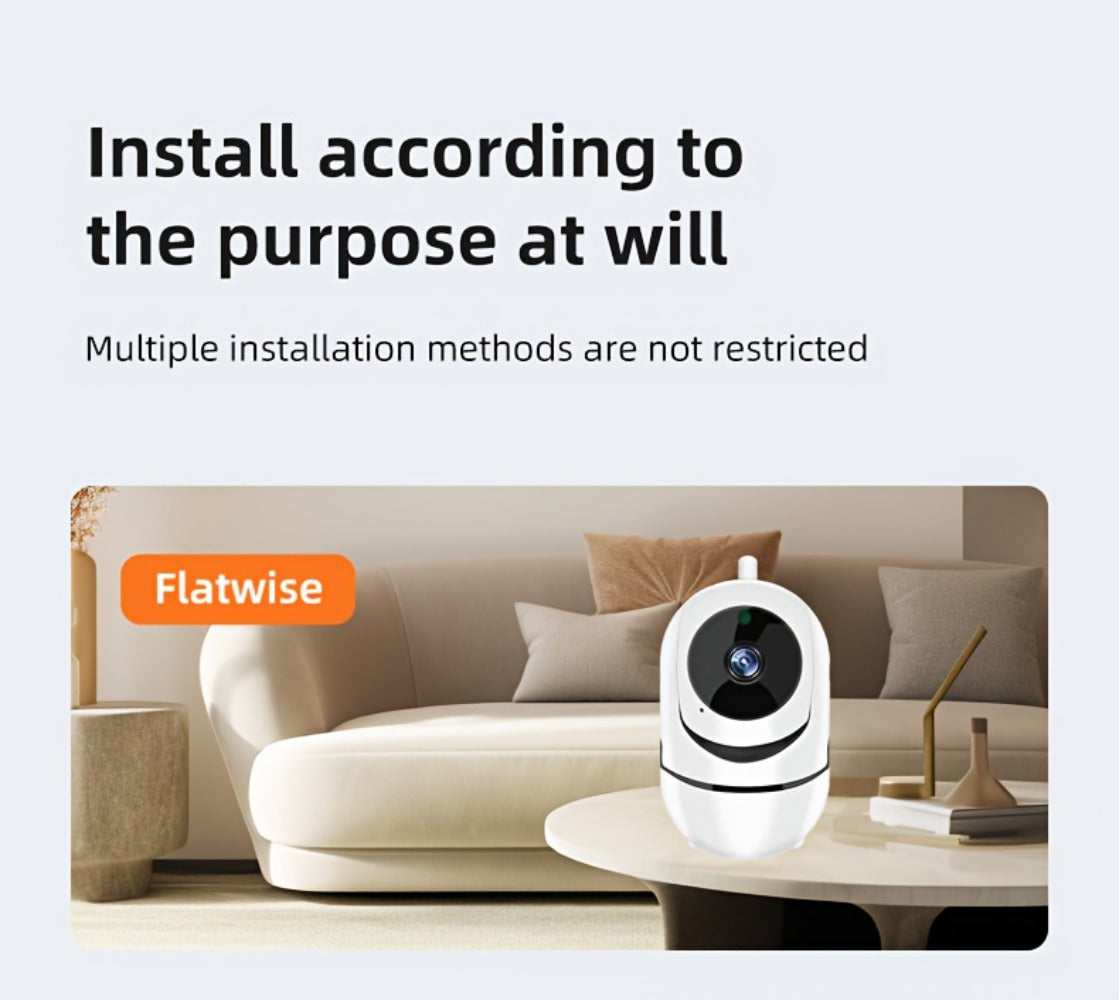Indoor Security Camera 1080P WiFi Model with Night Vision, Motion Detection and Two-Way Audio