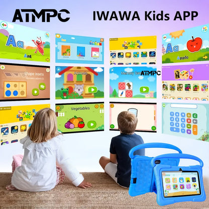 Kids Tablet 7 Inch with Android 11, 3GB RAM, 32GB Built-In Storage, Dual Cameras and Parental Controls