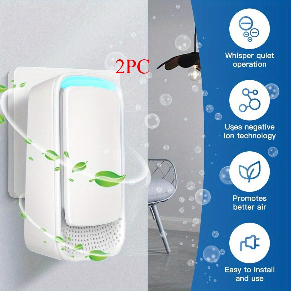 Plug-in Ionic Air Purifier Filterless Silent Odor Neutralizer for Home Bedroom Bathroom for Entryways, Bedrooms and Living Spaces