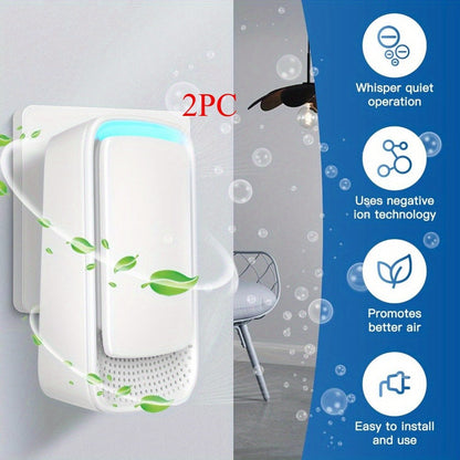 Plug-in Ionic Air Purifier Filterless Silent Odor Neutralizer for Home Bedroom Bathroom for Entryways, Bedrooms and Living Spaces
