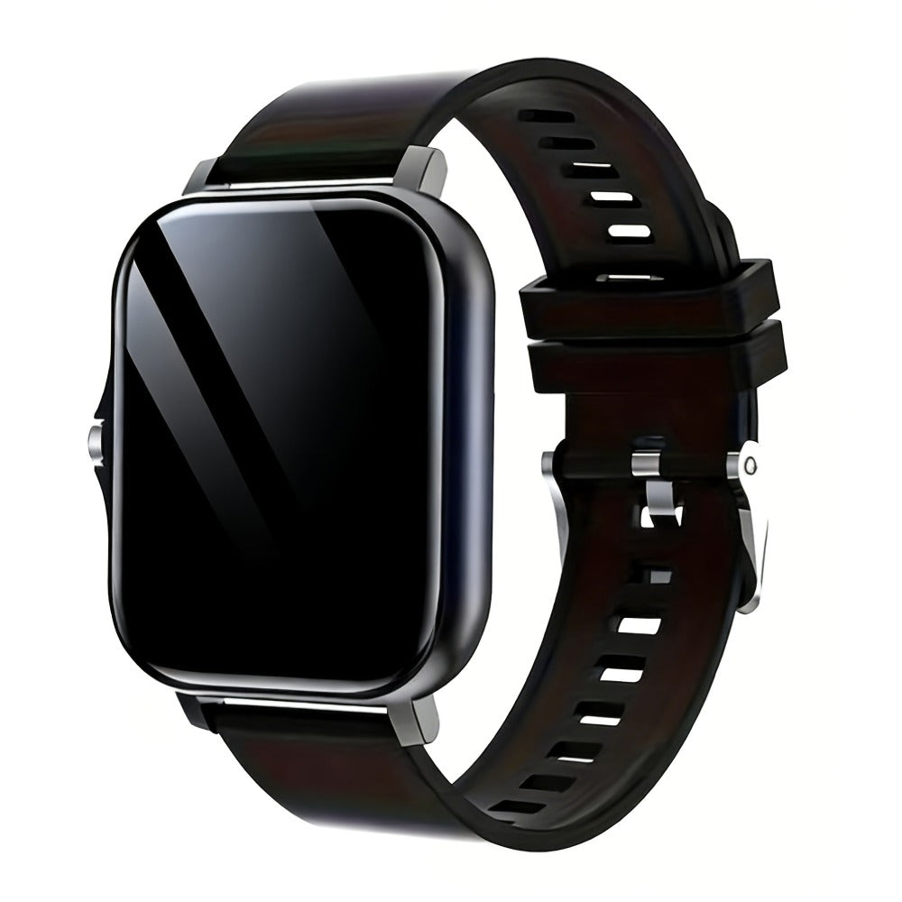 Calling Smartwatch for Men Women Heart Rate Monitor Sleep Tracker Multiple Sport Modes Music Control Weather IP67 Waterproof Magnetic Charging Android iPhone Compatible – Black Pink Silver Gold