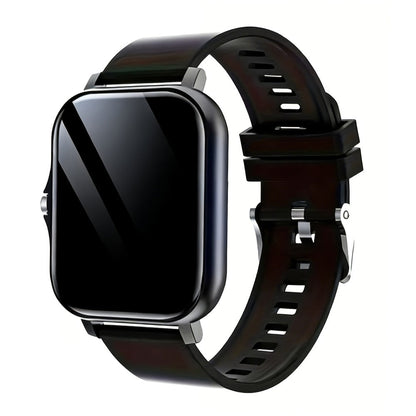 Calling Smartwatch for Men Women Heart Rate Monitor Sleep Tracker Multiple Sport Modes Music Control Weather IP67 Waterproof Magnetic Charging Android iPhone Compatible – Black Pink Silver Gold