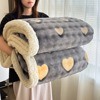 400-450 GSM Flannel Blanket with Plush-Look Lining, 16 Pattern Choices and Four Size Labels