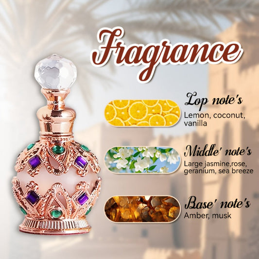 Arabian Perfume for Women Diamond Bottle EDT — Ocean Flower Vanilla Musk Long-Lasting Fragrance Spray | Diamonds Woody & Diamond Crown Styles | Luxury Gift for Her