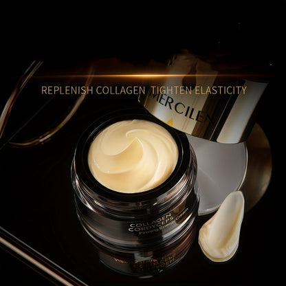 Cordyceps Collagen Face Cream for Women Sensitive Skin 50g - Squalane Glycerin Alcohol-Free Moisturizer Firming Hydrating Barrier Repair Anti-Aging Daily Cream