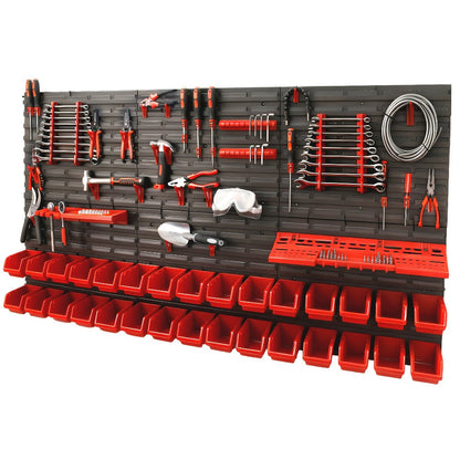 Tool Organizer Set – Multi-Functional Wrench, Screwdriver, Drill Bit & Hammer Storage Rack | Garage Tool Organizer Wall Mount for 39/69 Piece Tool Sets | Workshop Tool Holder Gift for Men & DIY Enthusiasts