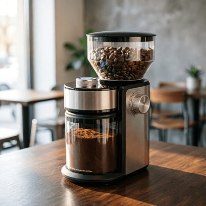 Burr Coffee Grinder Electric – 16 Grind Settings Adjustable Burr Mill Coffee Bean Grinder for 2–14 Cups, Espresso Drip Pour Over French Press