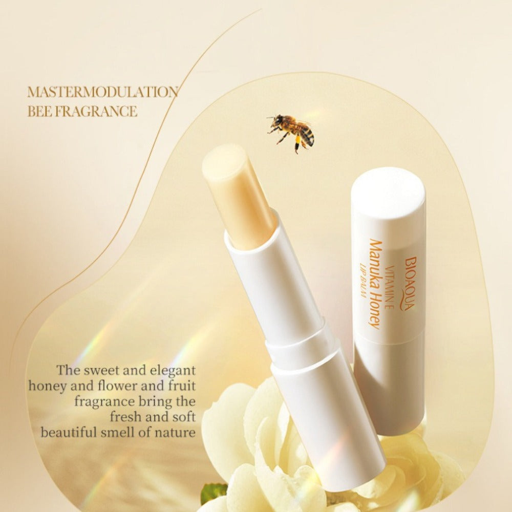 Manuka Honey and Vitamin E-Labeled Lip Care Sticks in Six-Piece or Ten-Piece Checkout Sets