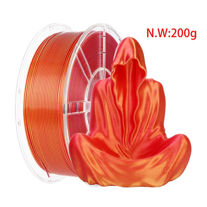 3D Printer Filament KELEIDI Multicolor PLA 1.75mm 200g Spool with Five Gradient Color Combinations