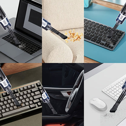 Mini Vacuum Cleaner Wireless Charging with Strong Suction – Portable Cordless Handheld Cleaner for Computer Keyboard, Car & Home, Great Gift for Valentine's Day, July 4th & New Year