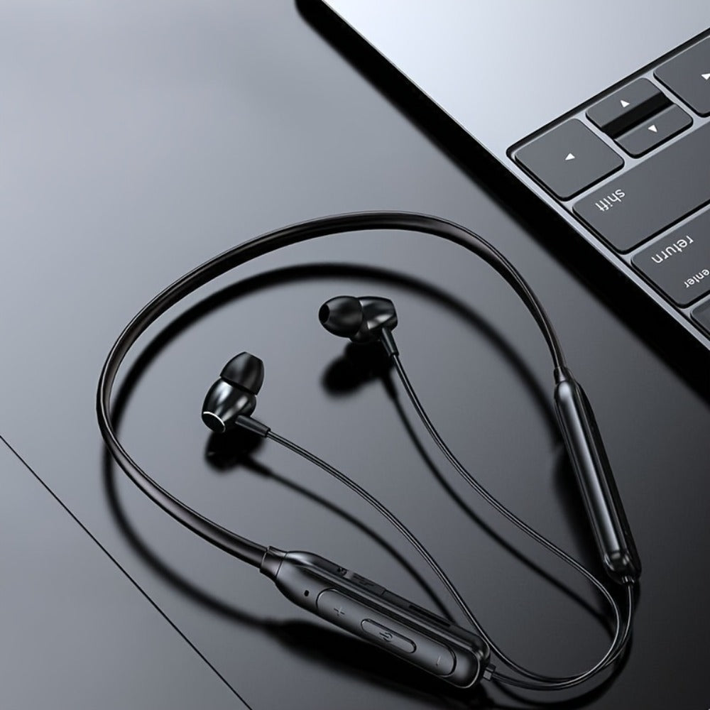 Neckband Magnetic Wireless Earbuds 20H Playtime 230mAh In-Ear Noise Canceling Sports for Bedside Audio, Alarms and Room Entertainment