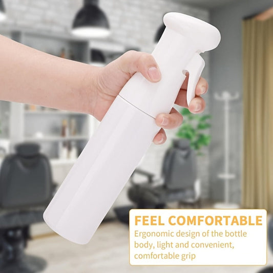 Fine Mist Spray Bottle 300ml 10oz Refillable Fragrance-Free Plastic Sprayer for Hair Styling Salon Barber Gardening Plant Watering Cleaning Gradient Black Pink Purple