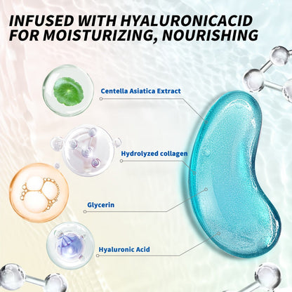 25-Piece Hyaluronic Acid-Labeled Under-Eye Mask Set with Collagen and Glycerin-Labeled Formula