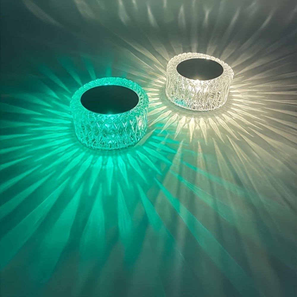 Night Light with 16 Color Modes, Three Brightness Levels, Touch Control and USB-Rechargeable Bird’s-Nest Design