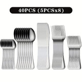 40pcs, Silvery