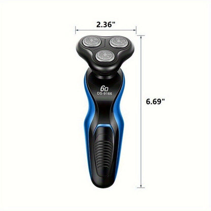 Electric Shaver for Men 4-in-1 – USB Rechargeable Electric Razor & Beard Trimmer Kit for Wet & Dry Shaving, Portable Grooming Set, Perfect Father's Day Gift for Dad, Husband & Male Friends