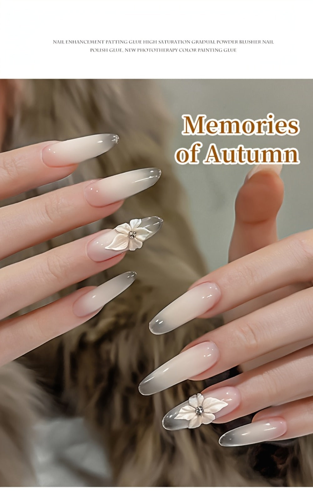 Gel Nail Polish Set with MORDDA Label, 9 Gradient Colors in the Yi Qiu Ci Nine-Grid Palette