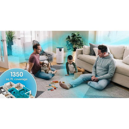 Air Purifier Shark R-UA205 with NANOSEAL HEPA, 1350 Sq Ft Source Value, Four Speeds and PM1 PM2.5 PM10 Sensor