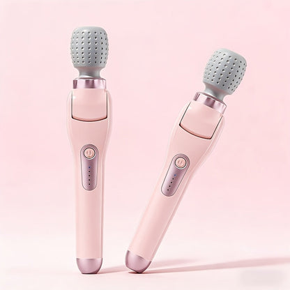 Electric Handheld Massager 180° Foldable Massage Stick | 5-Speed Vibration USB Rechargeable Rotating Head | Full Body Relief Neck Back Shoulder Leg Waist | Portable Cordless Massager Gift for Women Men