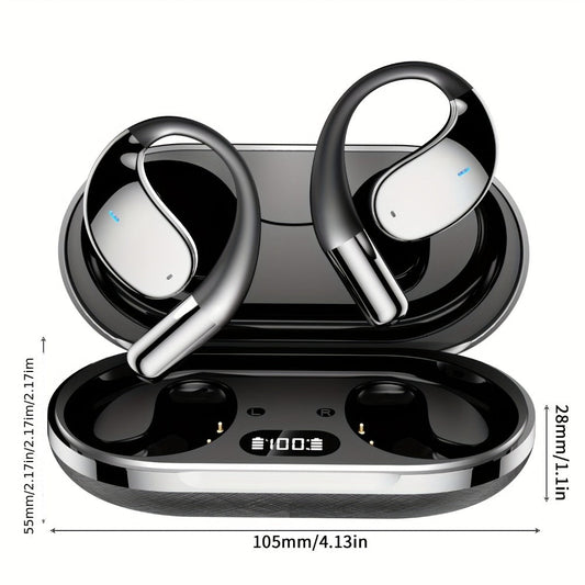 AI Language Translation Headphones Real-Time 156 Languages & Accents 3-in-1 Wireless Bluetooth Earbuds for Travel Business Learning iOS Android Compatible Bluetooth 5.4