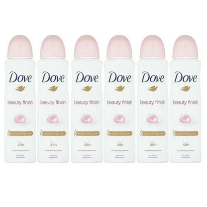 Deodorant Body Spray for Women – 5 fl oz Pack of 6, Moisturizing Beauty Finish Spray, Long Lasting Freshness, Soft Skin Formula, Bulk Value Pack Antiperspirant