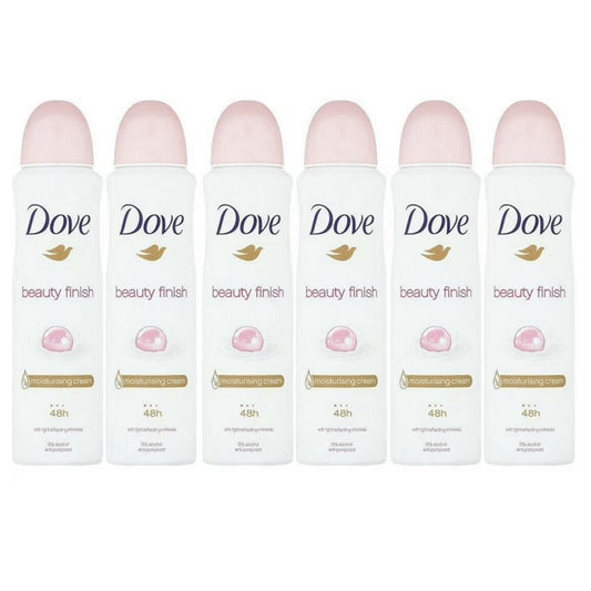Deodorant Body Spray for Women – 5 fl oz Pack of 6, Moisturizing Beauty Finish Spray, Long Lasting Freshness, Soft Skin Formula, Bulk Value Pack Antiperspirant