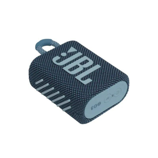 JBL Go 3 IP67 Waterproof Portable Bluetooth Speaker, Big Audio & Punchy Bass, 5-Hour Playtime, USB-C Fast Charge, Rugged Fabric Design with Carry Loop for Outdoor Travel Beach Shower