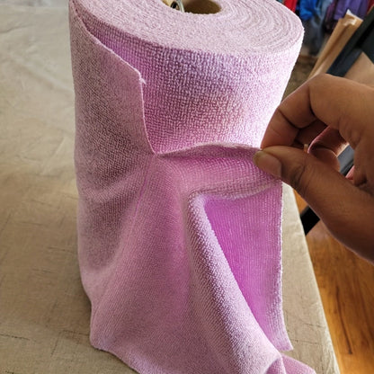 Reusable Tear-Away Cleaning Cloth Roll in Beige, Blue, Green, Pink or Gray with 50- or 100-Piece Options