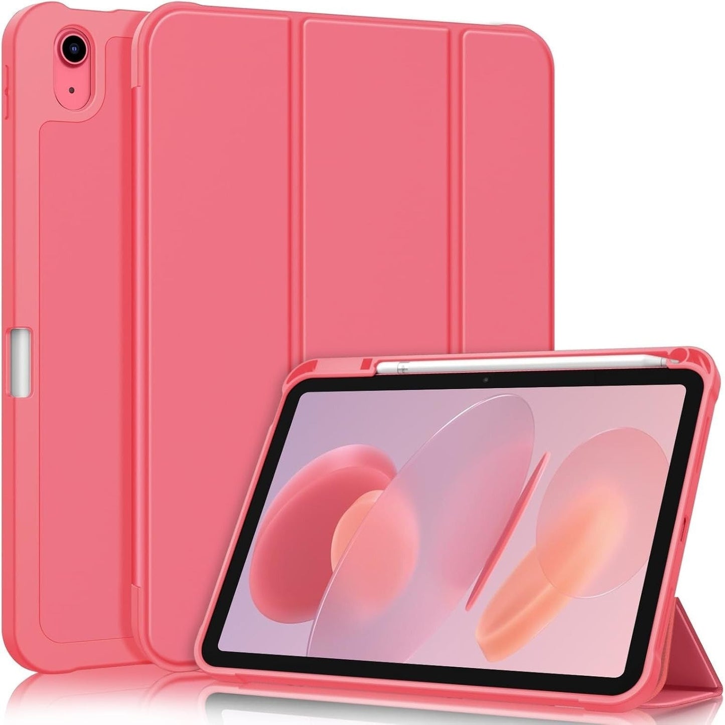 iPad 10th Generation Case 10.9 Inch 2022 – Fintie SlimShell PU Leather Folio Stand Cover with Pencil Holder, Auto Sleep/Wake, Soft TPU Back Shell