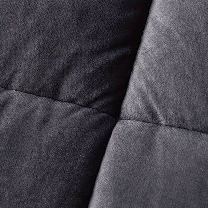 Reversible Quilted Comforter in Light Grey or Dark Grey with 94.49 x 86.61-Inch Listed Size
