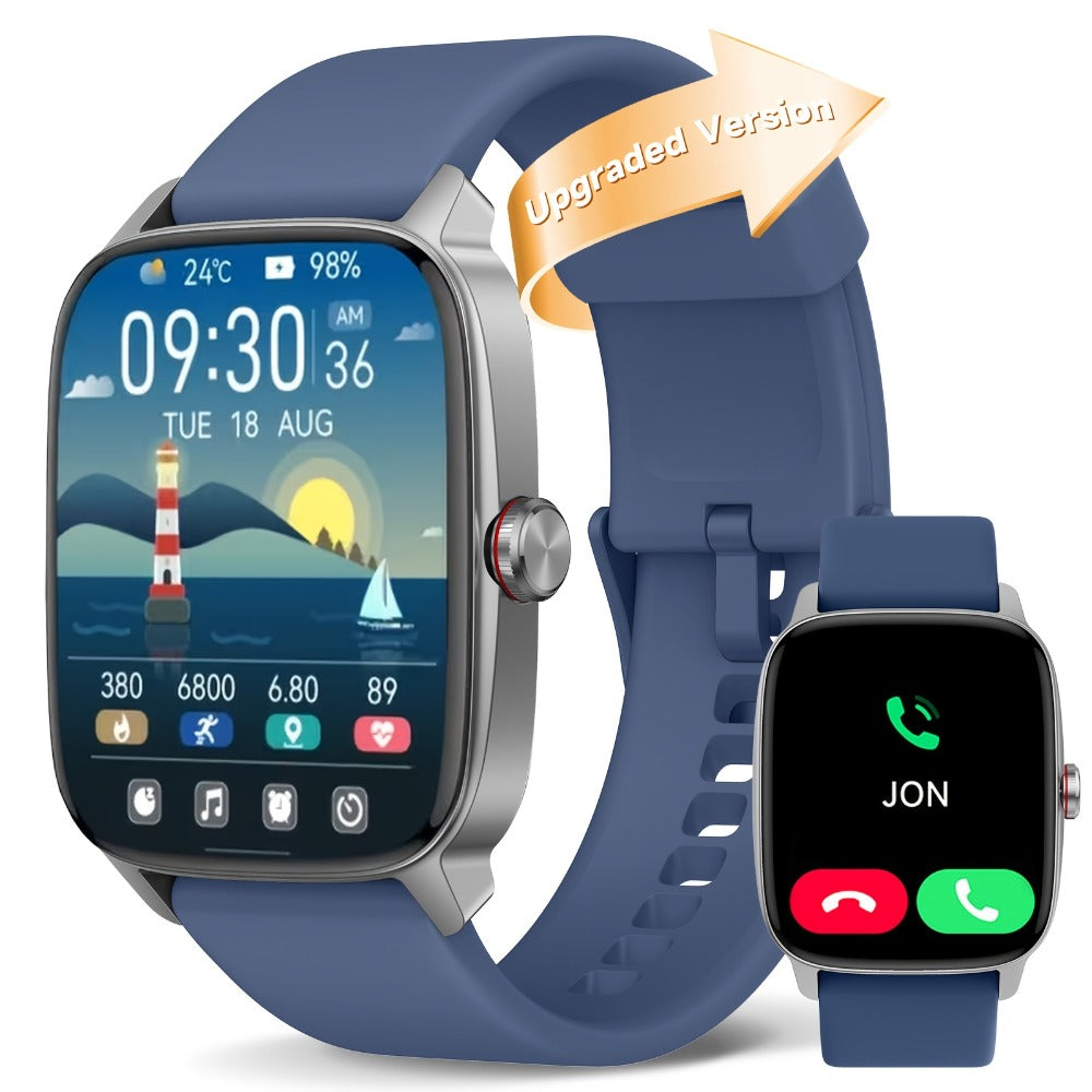 Smartwatch – with Built-in Alexa FAWEIO 1.8" HD Touch Screen, Bluetooth Calling, 100+ Sport Modes, Fitness Tracker Heart Rate Sleep…