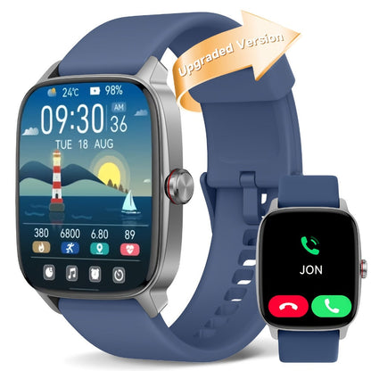 Smartwatch – with Built-in Alexa FAWEIO 1.8" HD Touch Screen, Bluetooth Calling, 100+ Sport Modes, Fitness Tracker Heart Rate Sleep…
