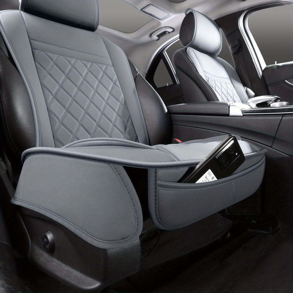 Car Seat Covers Front Pair with Full-Surround High-Back Design and Fifteen Color or Pattern Options