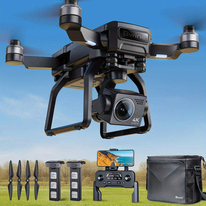 Bwine F7GB2 4K GPS Drone with 3-Axis Gimbal – 8.2MP Ultra-HD Camera 50-Min Flight Time 3.2KM Range Level 6 Wind Resistance FAA Remote ID Compliant Route Planning Gift for Adults Photographers 2 or 3 Batteries