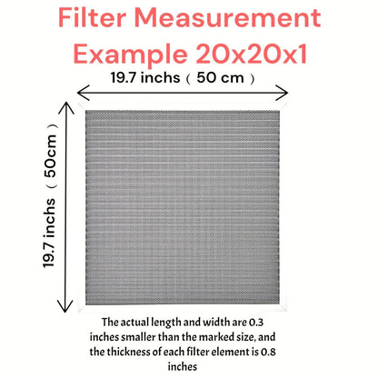 Washable 1-Inch HVAC Air Filter with Aluminum Frame in 14 Nominal Size Options from 12 x 12 to 20 x 30 Inches