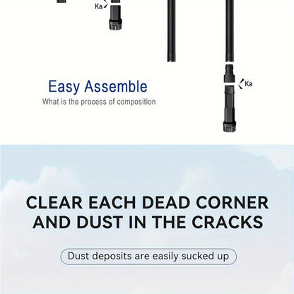 Wireless Car Vacuum Cleaner 5000PA - USB Charging, One-Click Dust Empty, 2000mAh Rechargeable, 40dB Low Noise, Portable Handheld Auto Vacuum for Cars, Home, Office & Pet Hair, 6 Colors