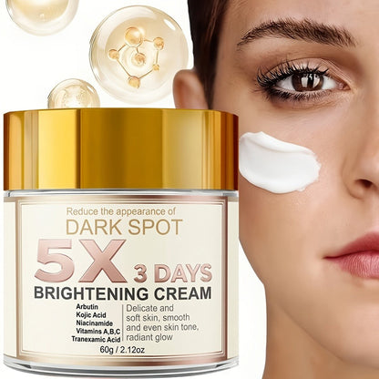Kojic Acid-Labeled Face Cream with Vitamin C, Arbutin and Niacinamide in Single Checkout Option