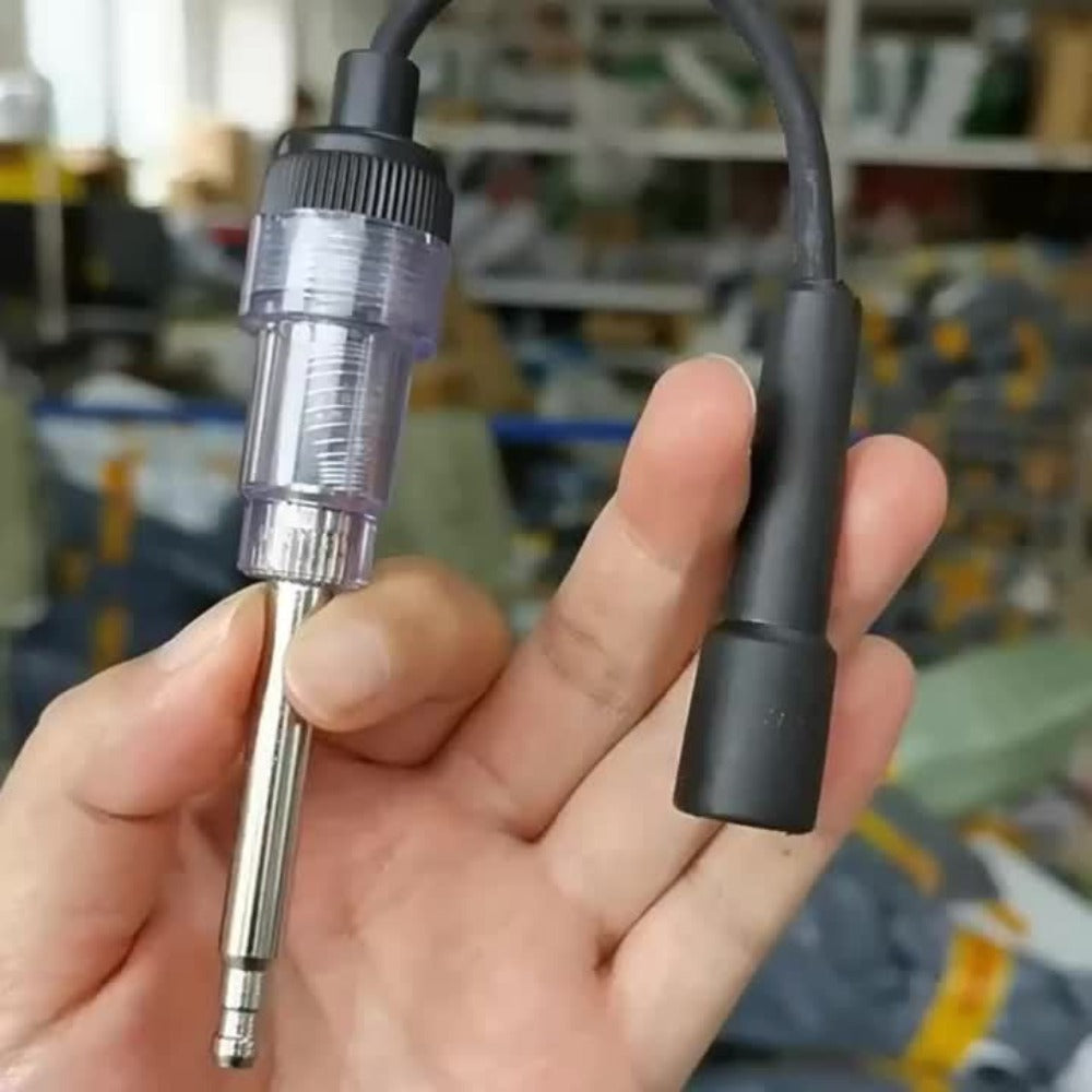 Spark Plug Tester 3-Pack - Automotive Diagnostic Tool with Glowing Bulb Indicator for Cars, Lawnmowers & Small Engines