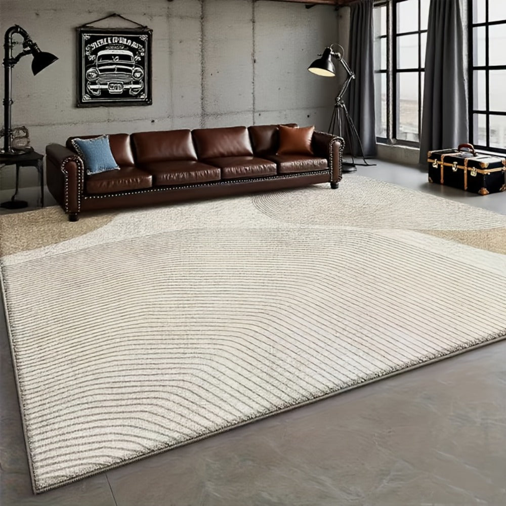 Floral Velvet-Style Area Rug in Five Sizes from 39 by 63 Inches to 79 by 118 Inches for Home and Everyday Use